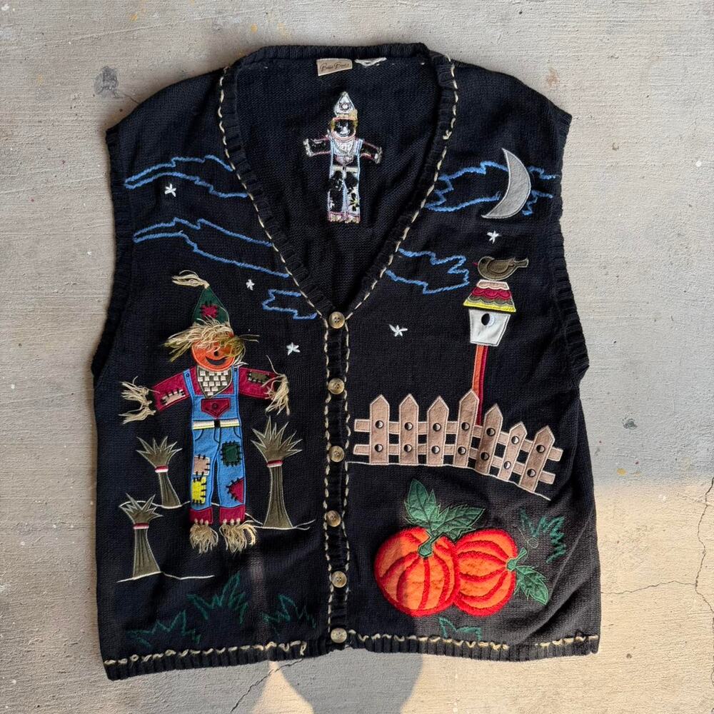 Black vintage bobbie brooks sweater